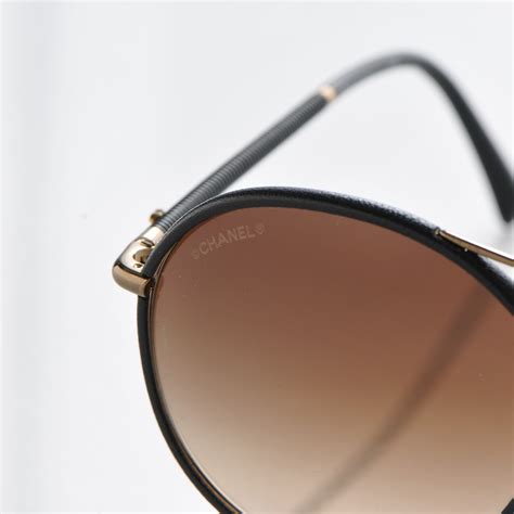 CHANEL Round Pilot Sunglasses 4228